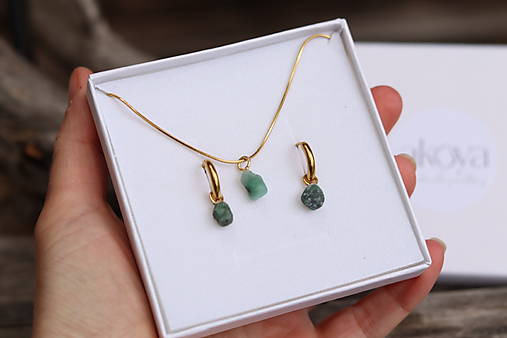 2-dielna súprava smaragd