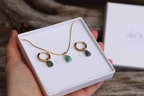 2-dielna súprava smaragd