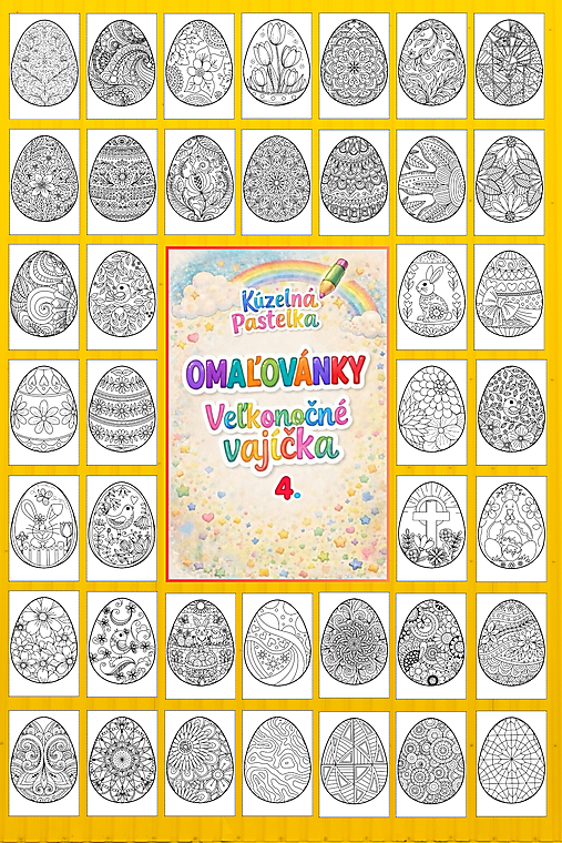 Grafika - OMAĽOVÁNKY Veľkonočné vajíčka 4. - 18261062_