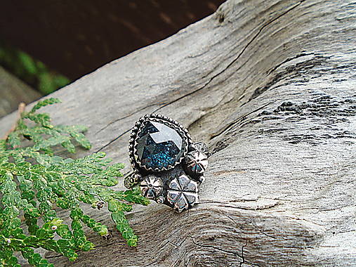 Strieborny prsteň Ag925 Marabella - Kyanit