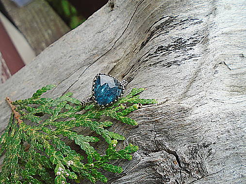 Strieborny prsteň Ag925 Kyanit