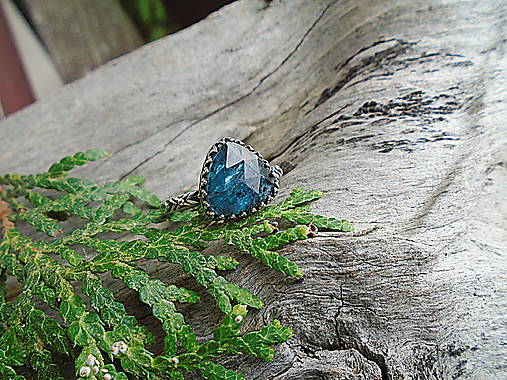 Strieborny prsteň Ag925 Kyanit