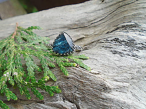 Strieborny prsteň Ag925 Kyanit