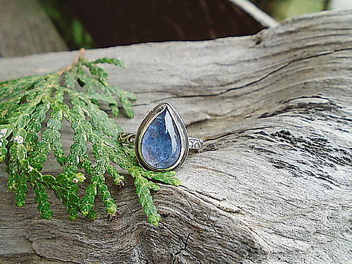 Strieborny prsteň Ag 925 Tanzanit