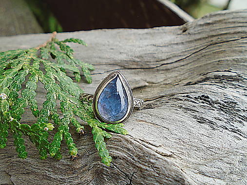 Strieborny prsteň Ag 925 Tanzanit