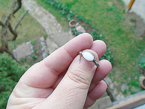 Strieborny prsteň Ag925 Dubnický opál