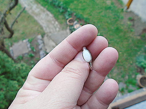 Strieborny prsteň Ag925 Dubnický opál