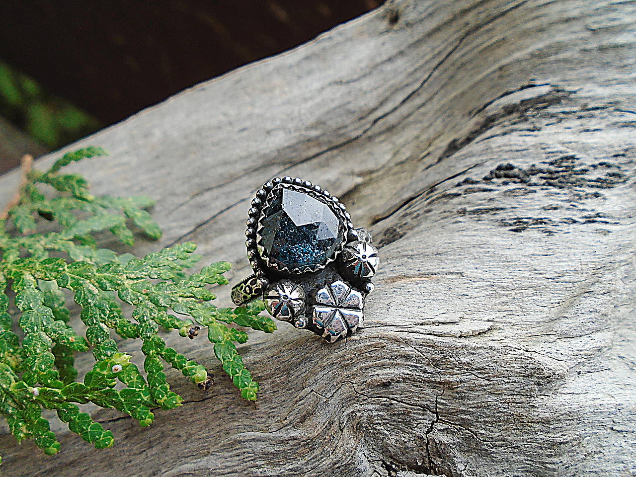 Strieborny prsteň Ag925 Marabella - Kyanit