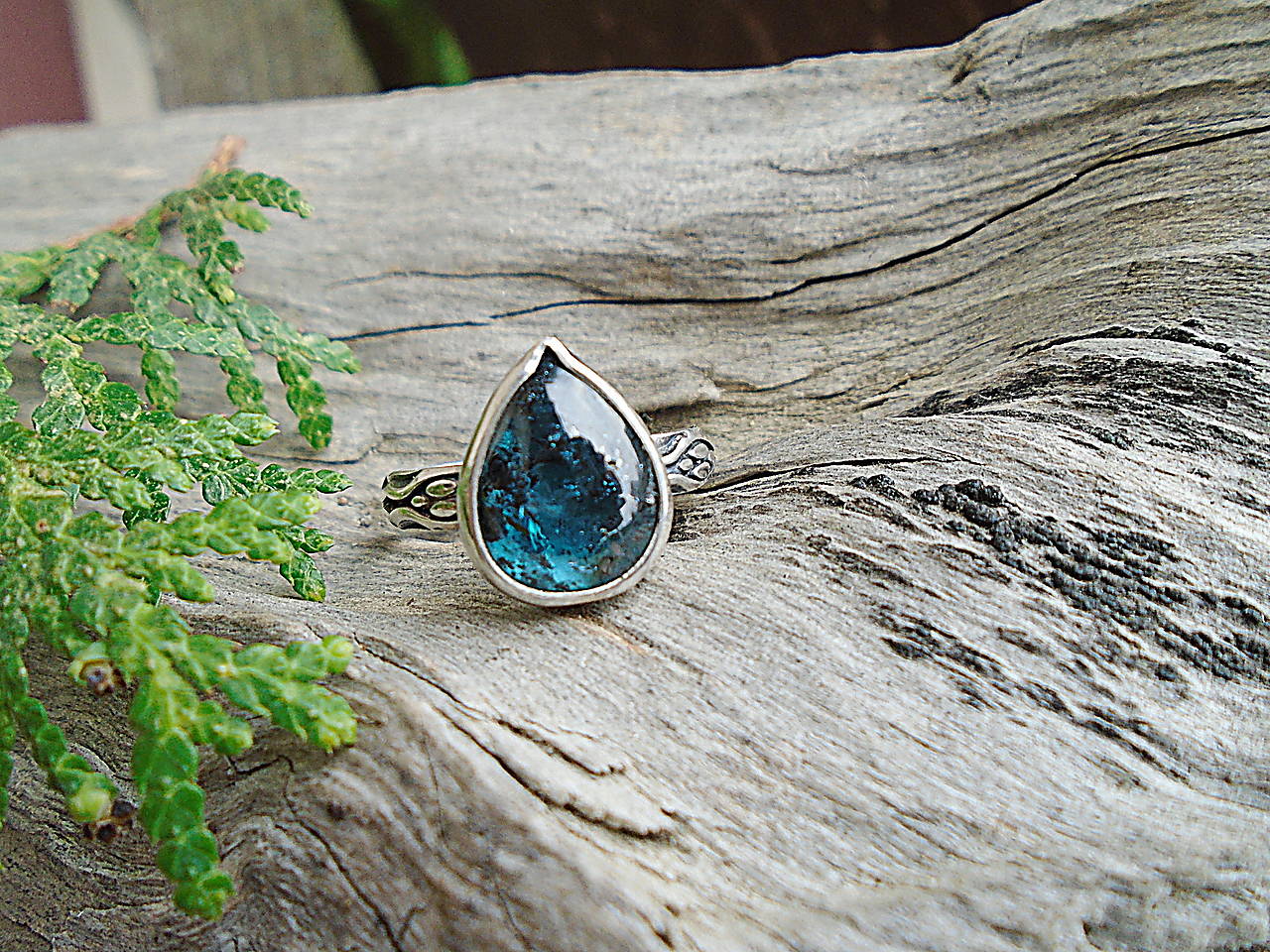 Strieborny prsteň Ag925 Kyanit