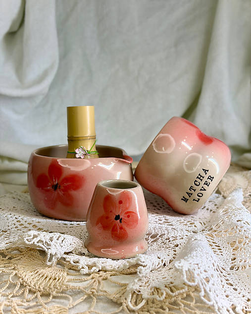 Keramický Matcha set Sakura Dream Solo