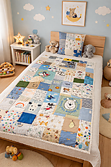 Detský textil - Detská spomienková deka 100x150cm - 18265109_