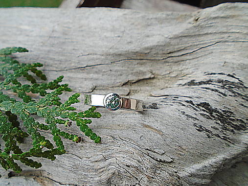 Strieborny prsteň Ag925  Moissanit