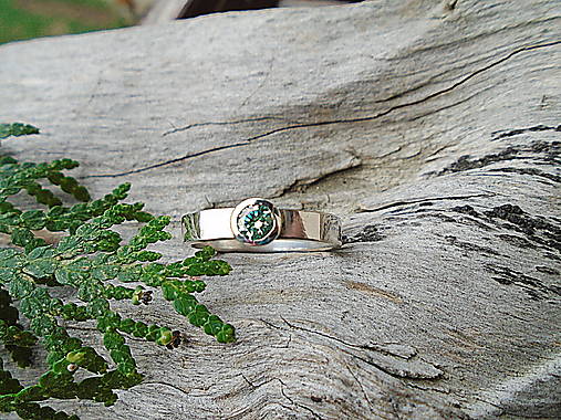 Strieborny prsteň Ag925  Moissanit