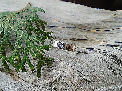 Strieborny prsteň Ag925  Tanzanit