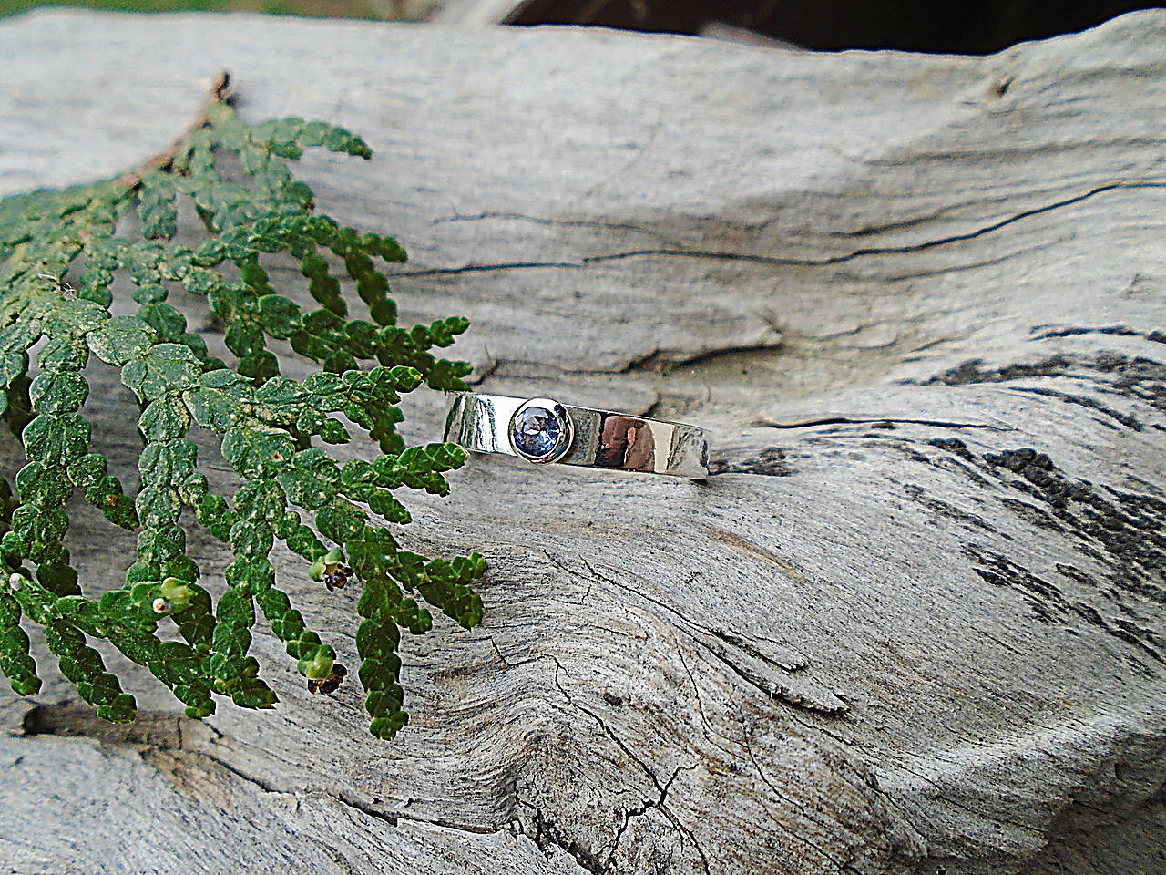 Strieborny prsteň Ag925  Tanzanit