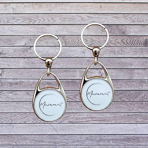 Obojstranná kľúčenka s potlačou pre firmy, merch a suveníry - obojstranná potlač