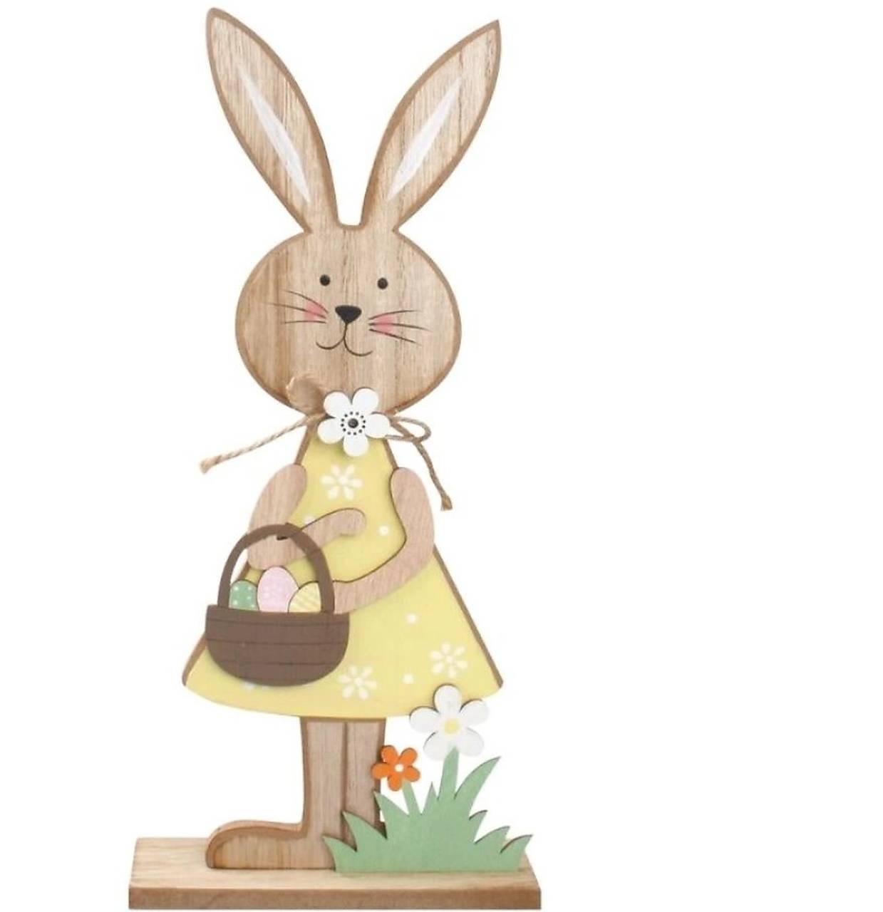 -50% veľkonočná dekorácia/polotovar, zajac, 31 cm (zajačica)