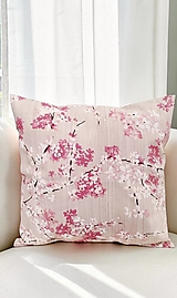 Úžitkový textil - Obliečka na vankúš Sakura,40x40cm - 18267057_