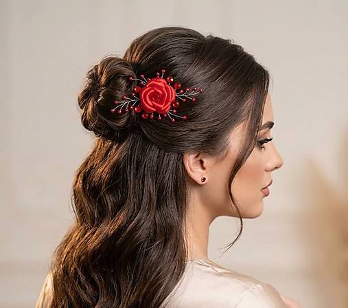 Ozdoby do vlasov - Ružička - 18268325_
