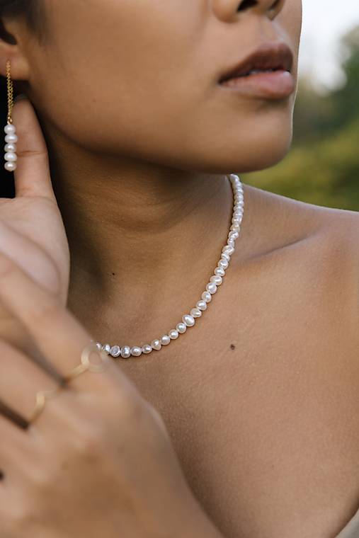 Perlový choker ’Júlia’