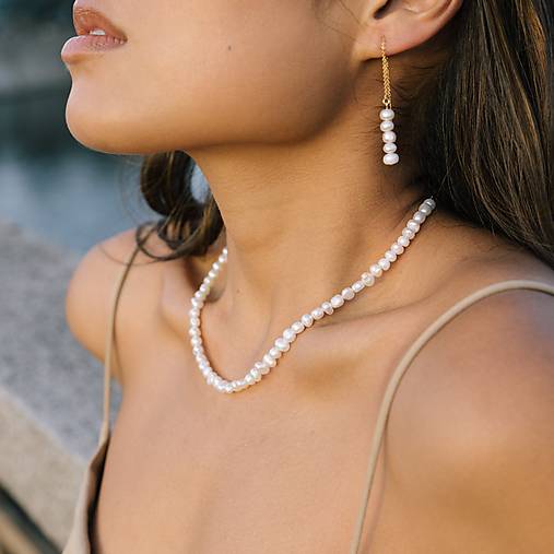 Perlový choker ’Júlia’