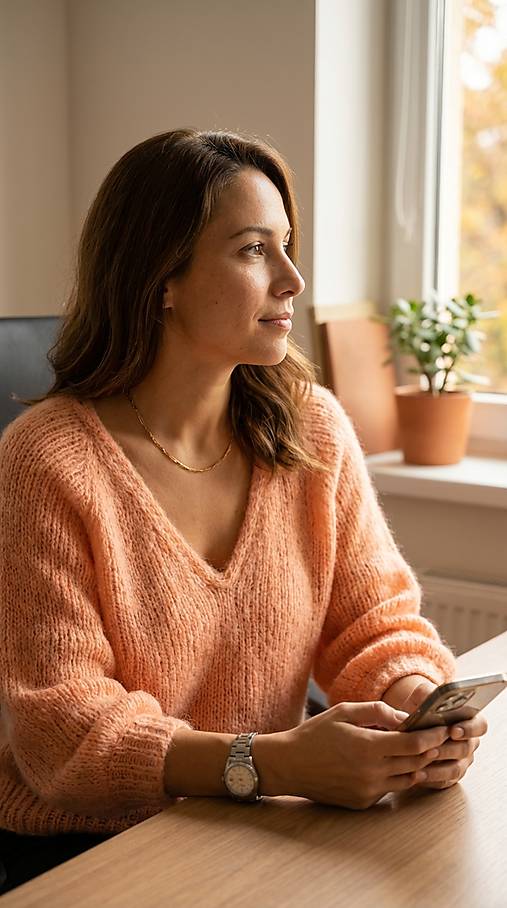 Svetre a kardigány - Pulóver - ,, VIKTOR" marhuĺový - 18268934_