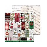 Papier - Scrapbook papier A Holly Jolly Christmas 12x12 - 18269550_