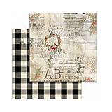 Papier - Scrapbook papier A Holly Jolly Christmas 12x12 - 18269551_