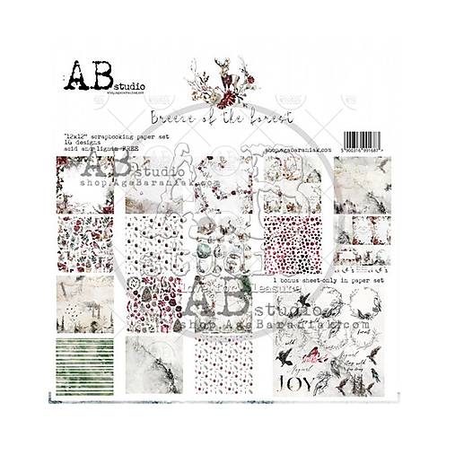 Papier - Scrapbook papier Breeze of the forest 12 x 12 - 18269900_