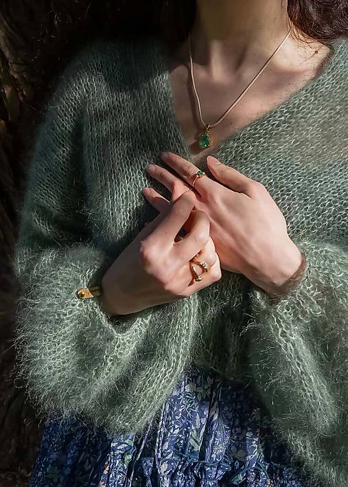 mohérový cardigán Julianna