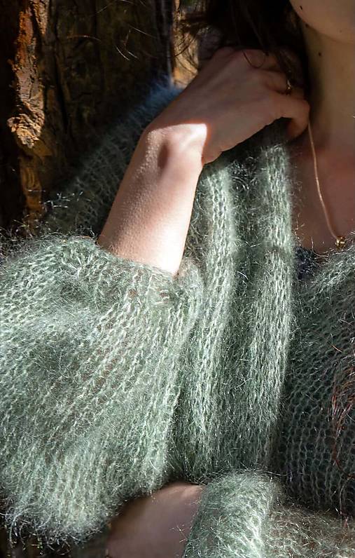 mohérový cardigán Julianna