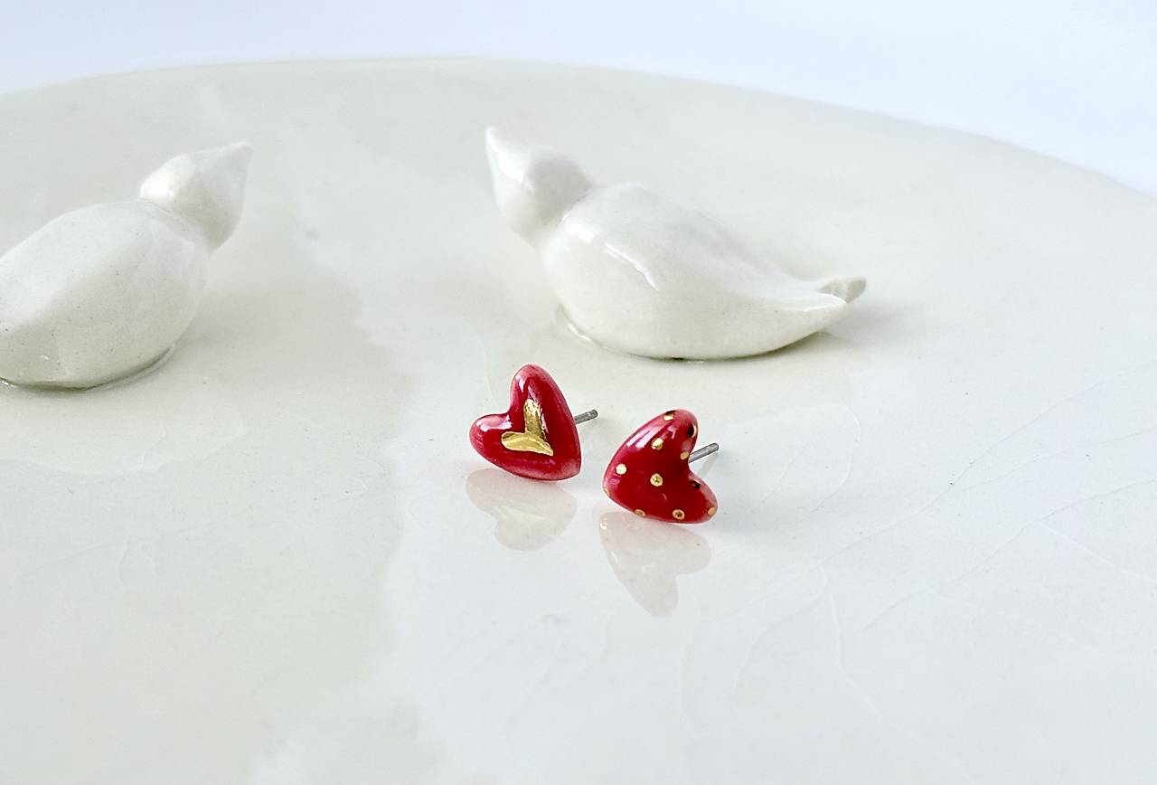 Porcelánové náušnice