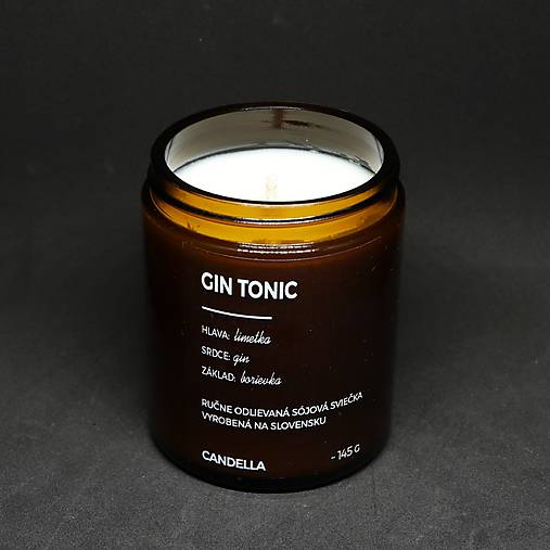 GIN TONIC sójová sviečka