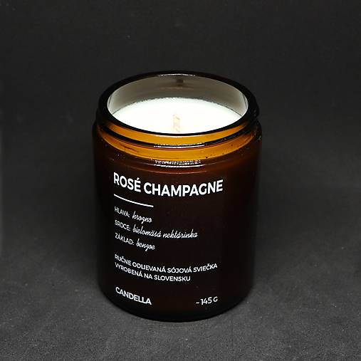 ROSÉ CHAMPAGNE sójová sviečka
