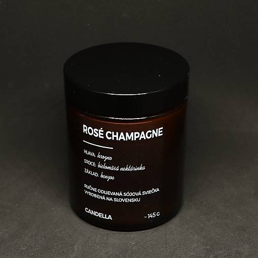 ROSÉ CHAMPAGNE sójová sviečka