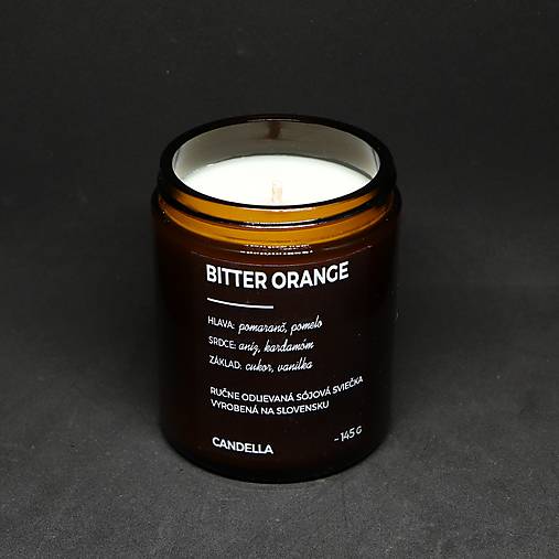 BITTER ORANGE sójová sviečka