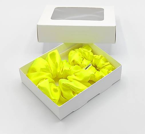 Ozdoby do vlasov - Súprava dvoch reflexných gumičiek L-klasik a S - 18269960_