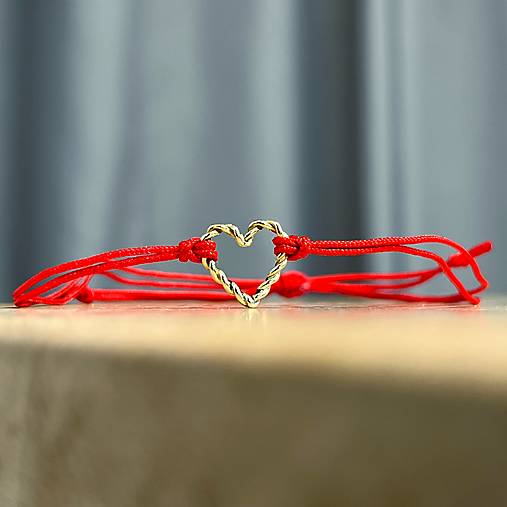 Náramok SRDIEČKO zo zlata