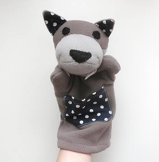 Sada maňušiek na ruku (Červená Čiapočka a vlk)