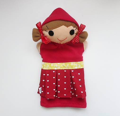 Sada maňušiek na ruku (Červená Čiapočka a vlk)