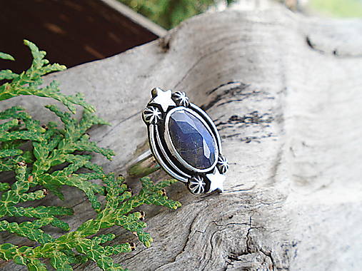 Strieborny prsteň Ag925 Stardust - Labradorit