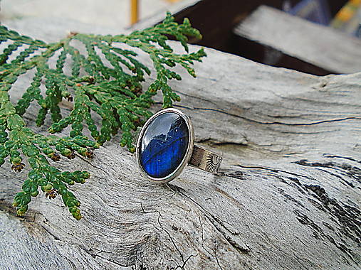 Strieborny prsteň Ag 925 Labradorit