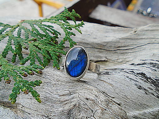 Strieborny prsteň Ag 925 Labradorit