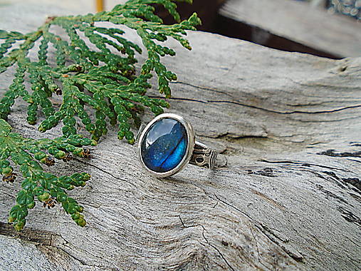 Strieborny prsteň Ag 925 Labradorit