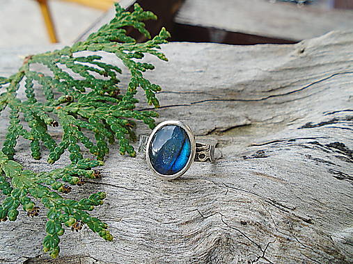 Strieborny prsteň Ag 925 Labradorit