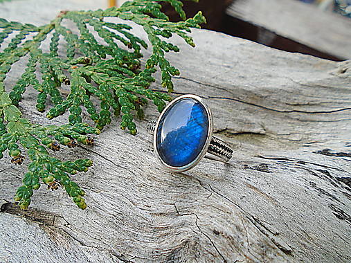 Strieborny prsteň Ag 925 Labradorit