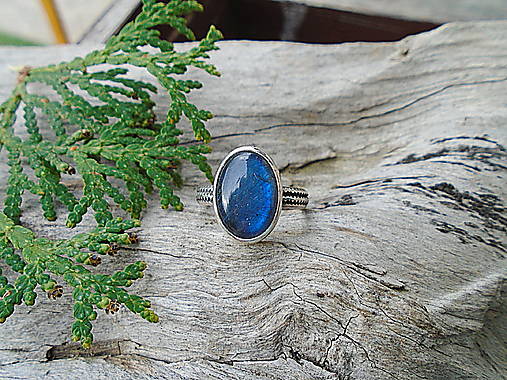 Strieborny prsteň Ag 925 Labradorit