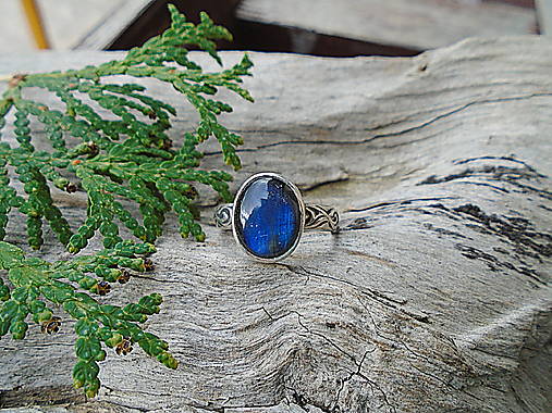 Strieborny prsteň Ag 925 Labradorit