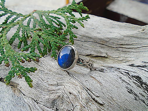 Strieborny prsteň Ag 925 Labradorit