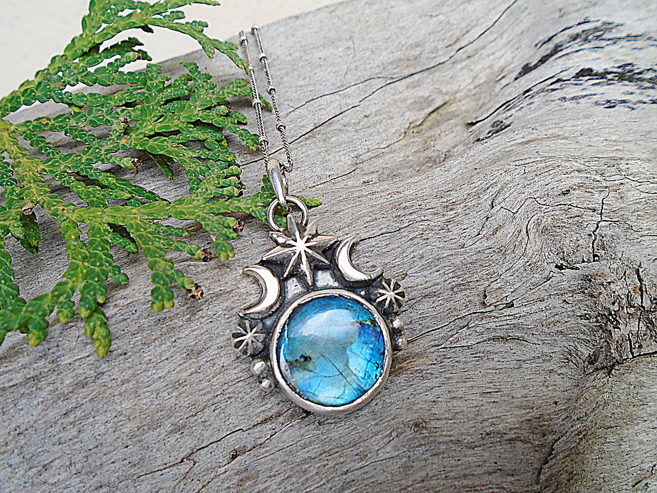 Strieborný prívesok Ag925 Stardust - Labradorit